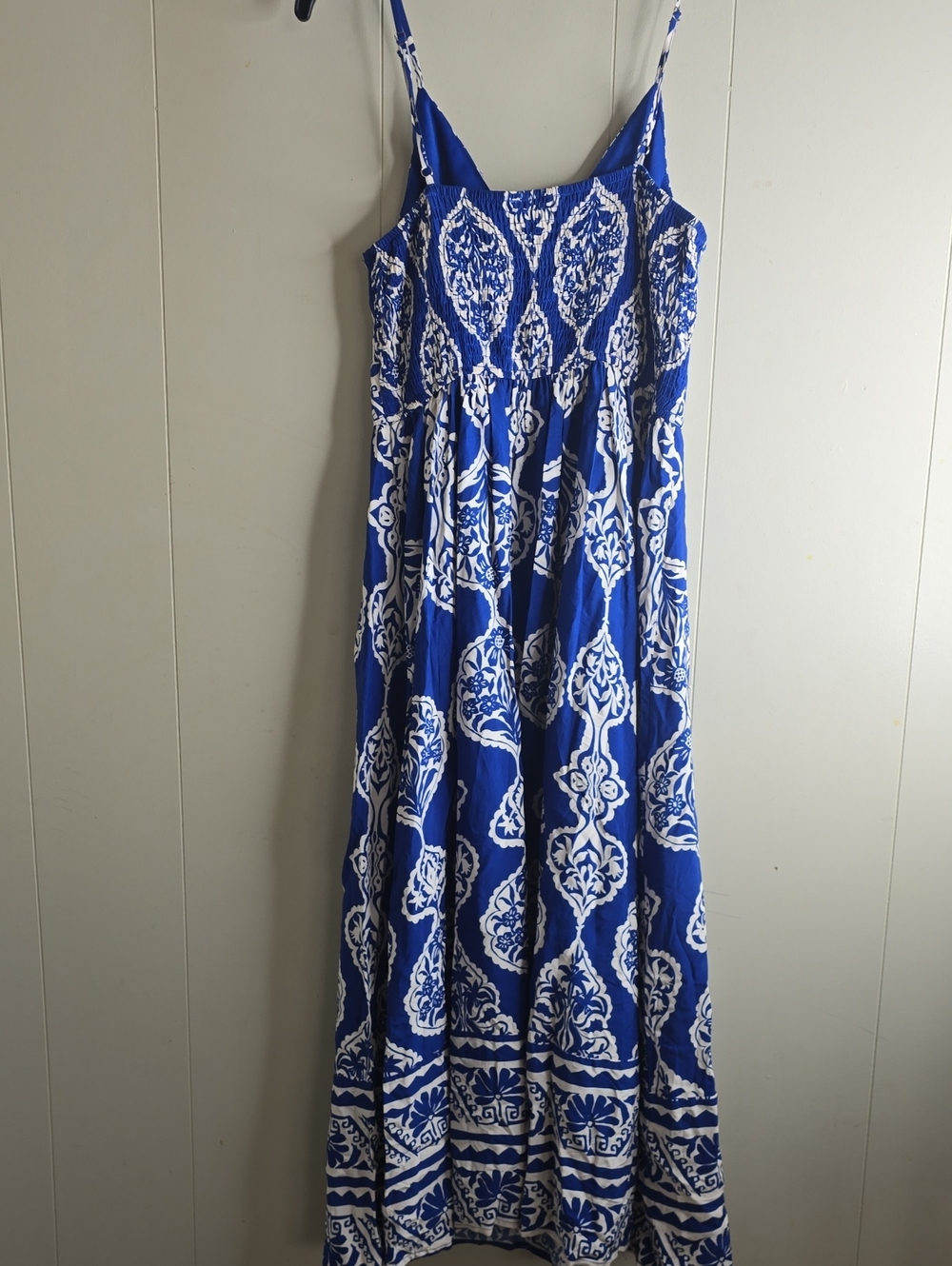 Baltic Born Deli Midi Dress Blue Print Size Small - Picture 11 of 12